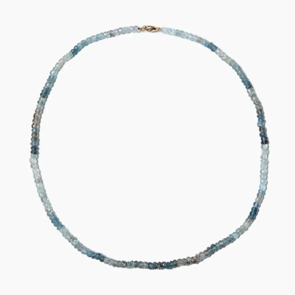 14k Copper Aquamarine Petra Necklace