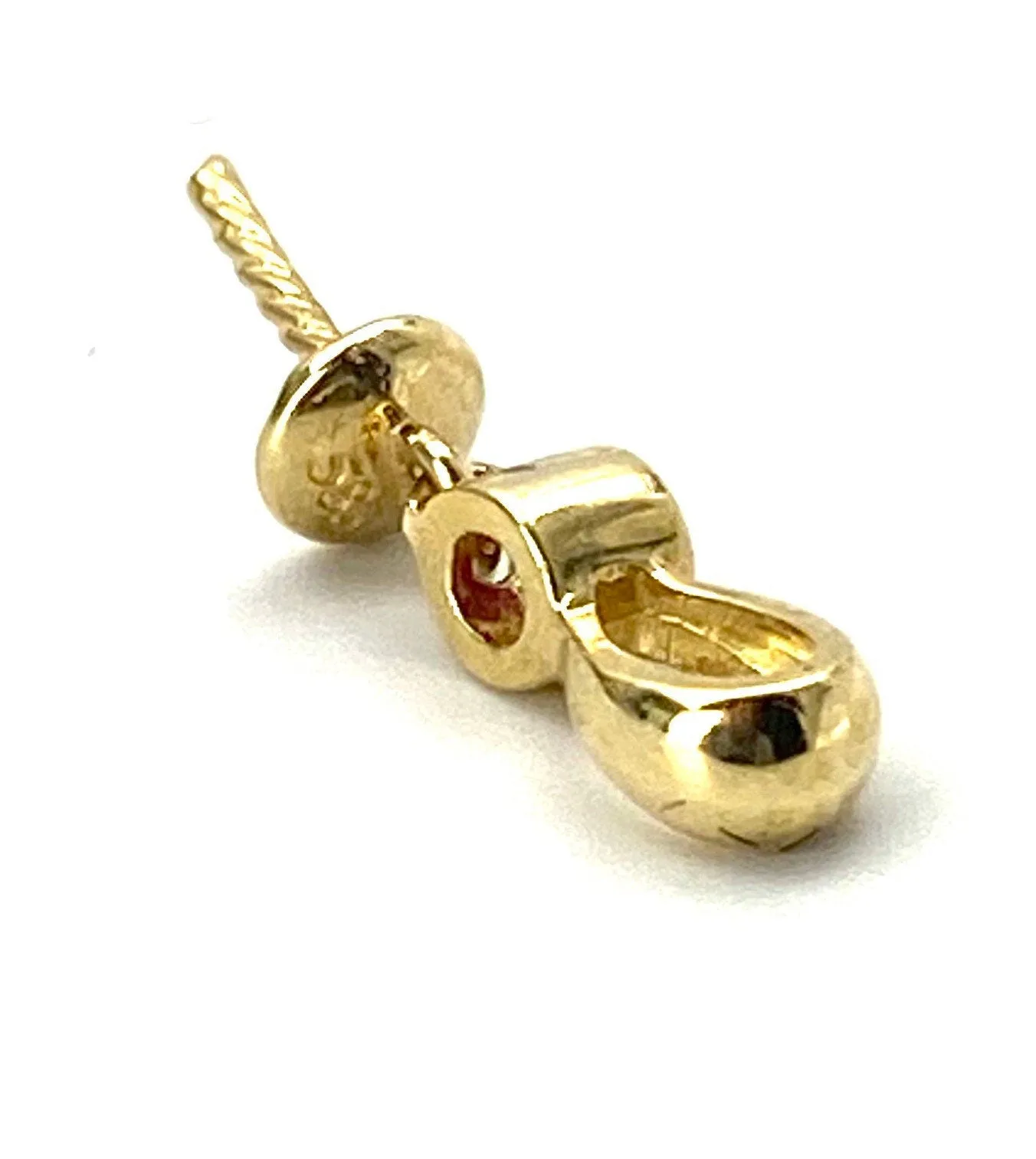 14K solid yellow gold bail, SKU# H003R-RE