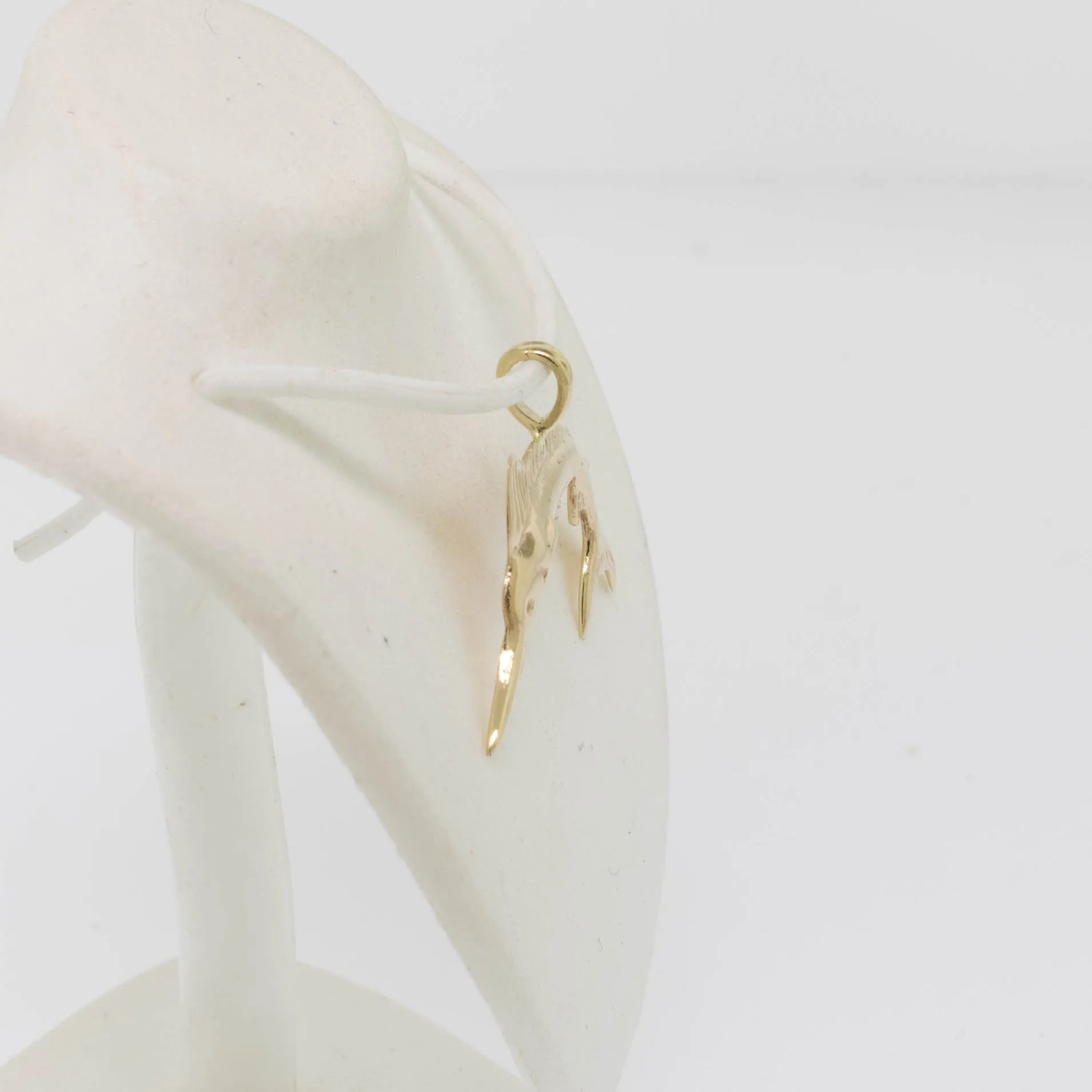 14K Yellow Gold Marlin Pendant Preowned Jewelry