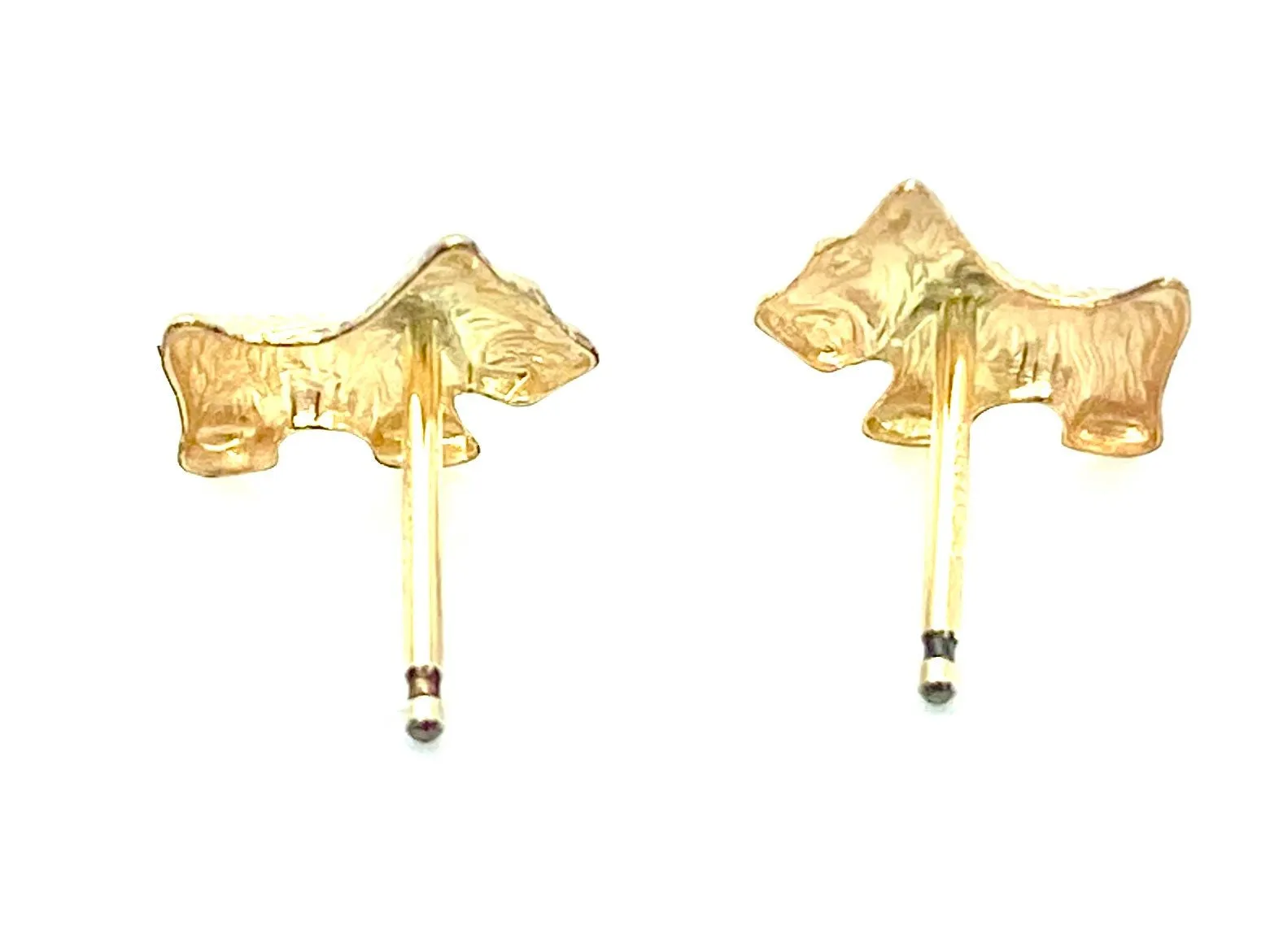 14KGF Doggy Studs , Sku#1854-4