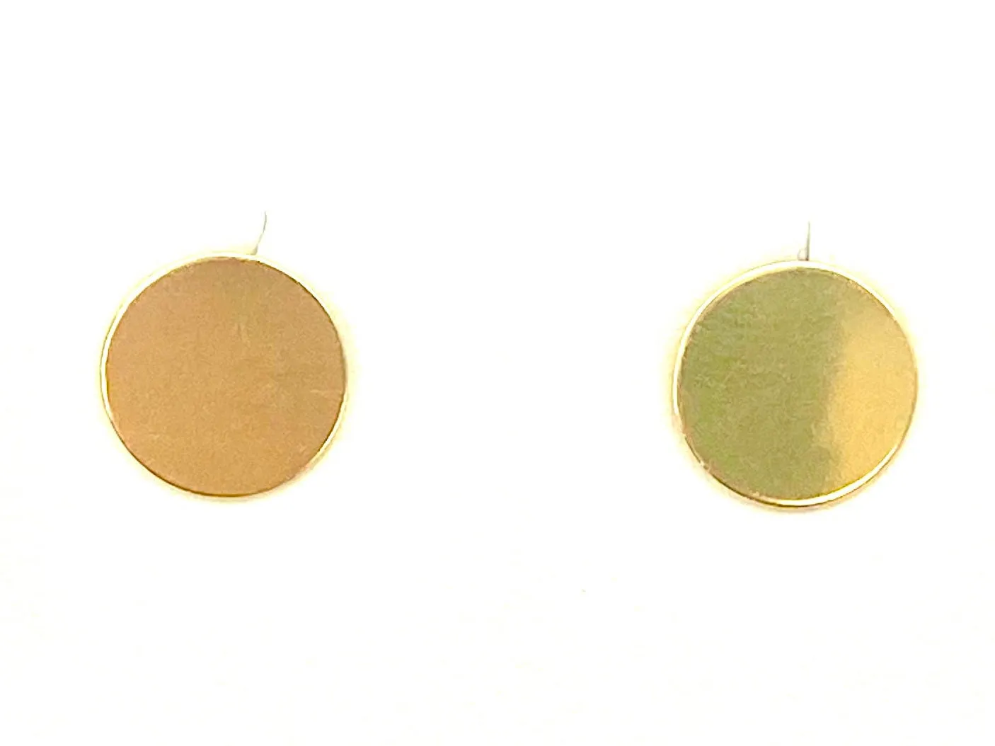 14KGF Pad Earring , Sku#GM240GPGP