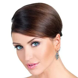 5.32 Carat 14K Solid Rose Gold Chandelier Earrings Natural Blue Topaz