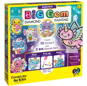 Big Gem Diamond Painting - Axolotl