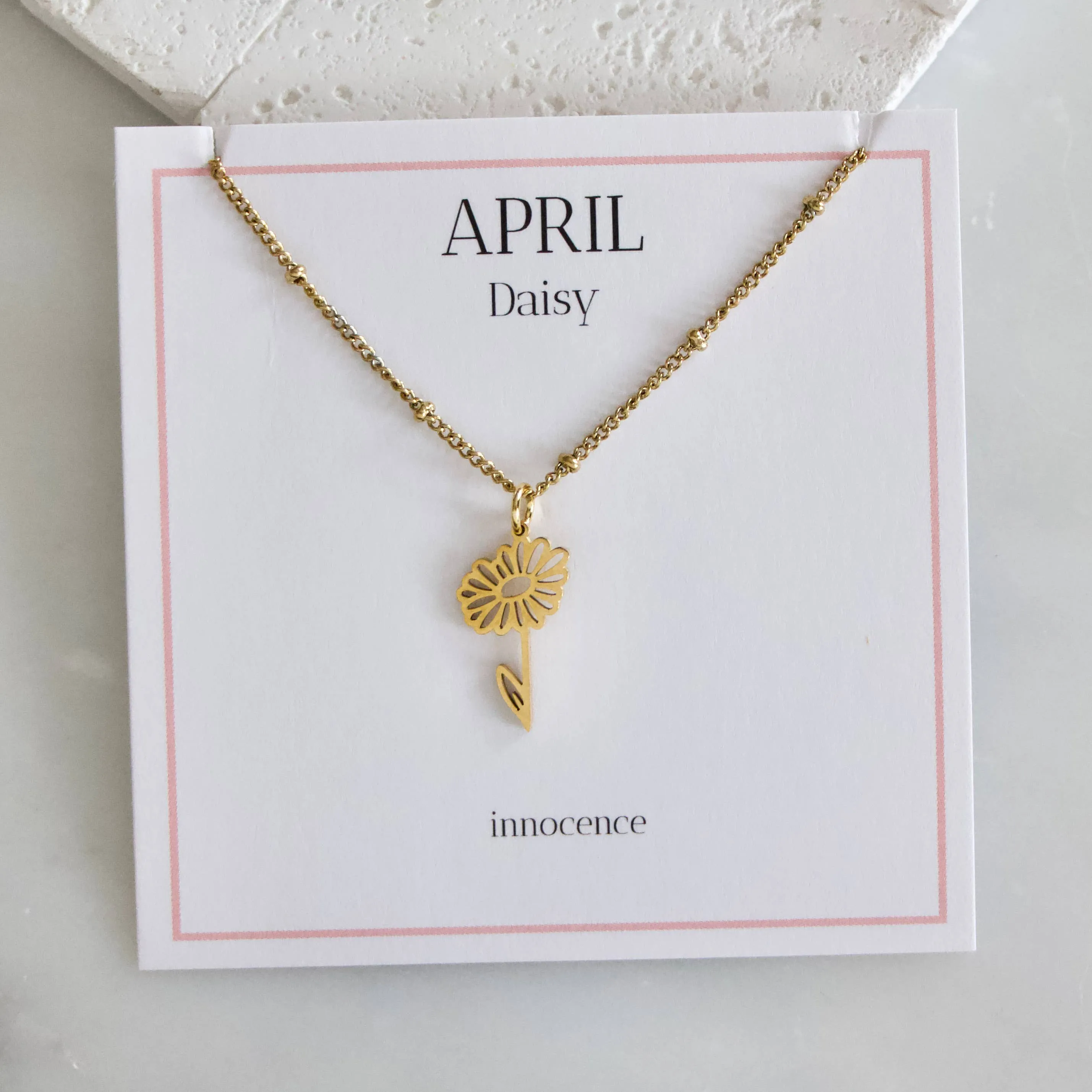 Birth Month Flower Necklaces