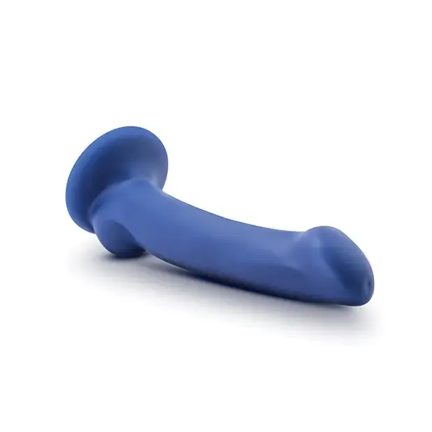 Blush Avant D10 Ergo Mini 7 in. Dual Density Silicone Dildo with Suction Cup Indigo