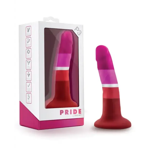 Blush Avant Pride P3 Beauty 5.5 in. Silicone Dildo with Suction Cup