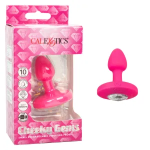Cheeky Gems Small Rechargeable Vibrating Probe - Pink