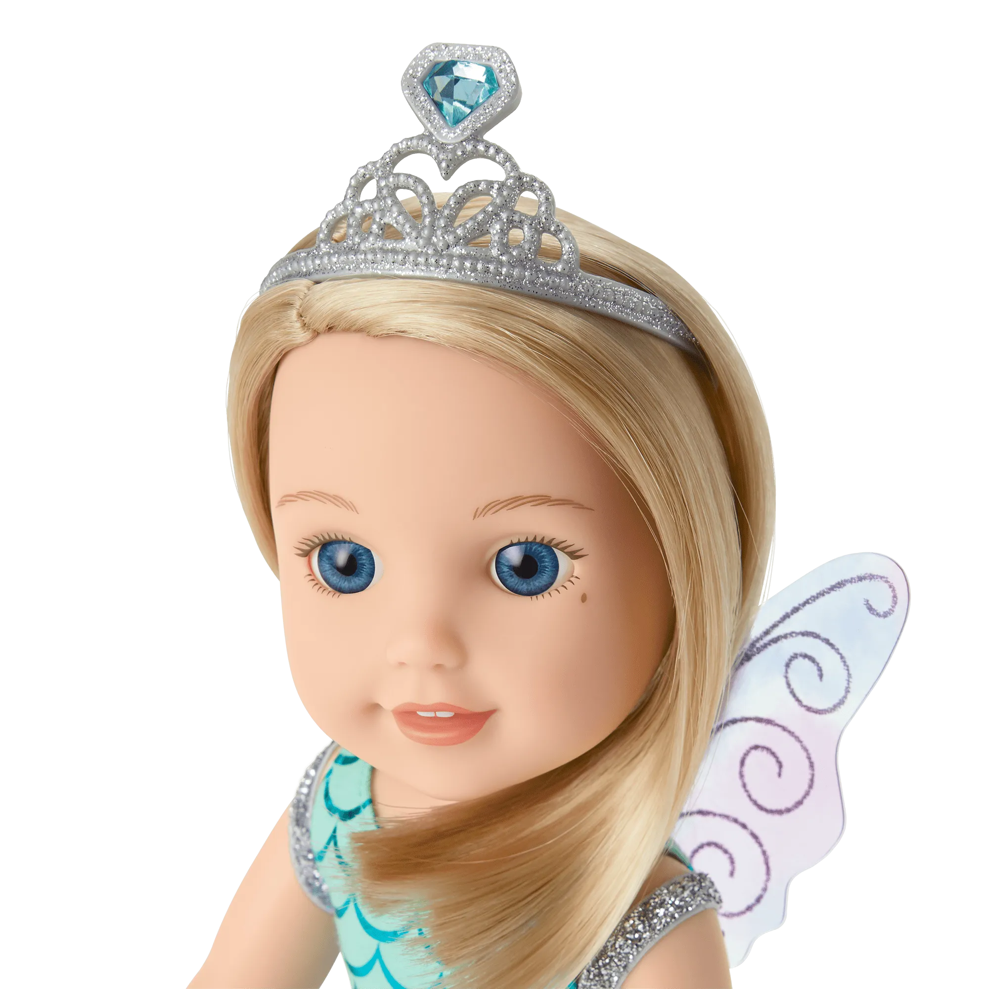 Colorful Butterfly Skirt & Wings Accessory Set for WellieWishers™ Dolls