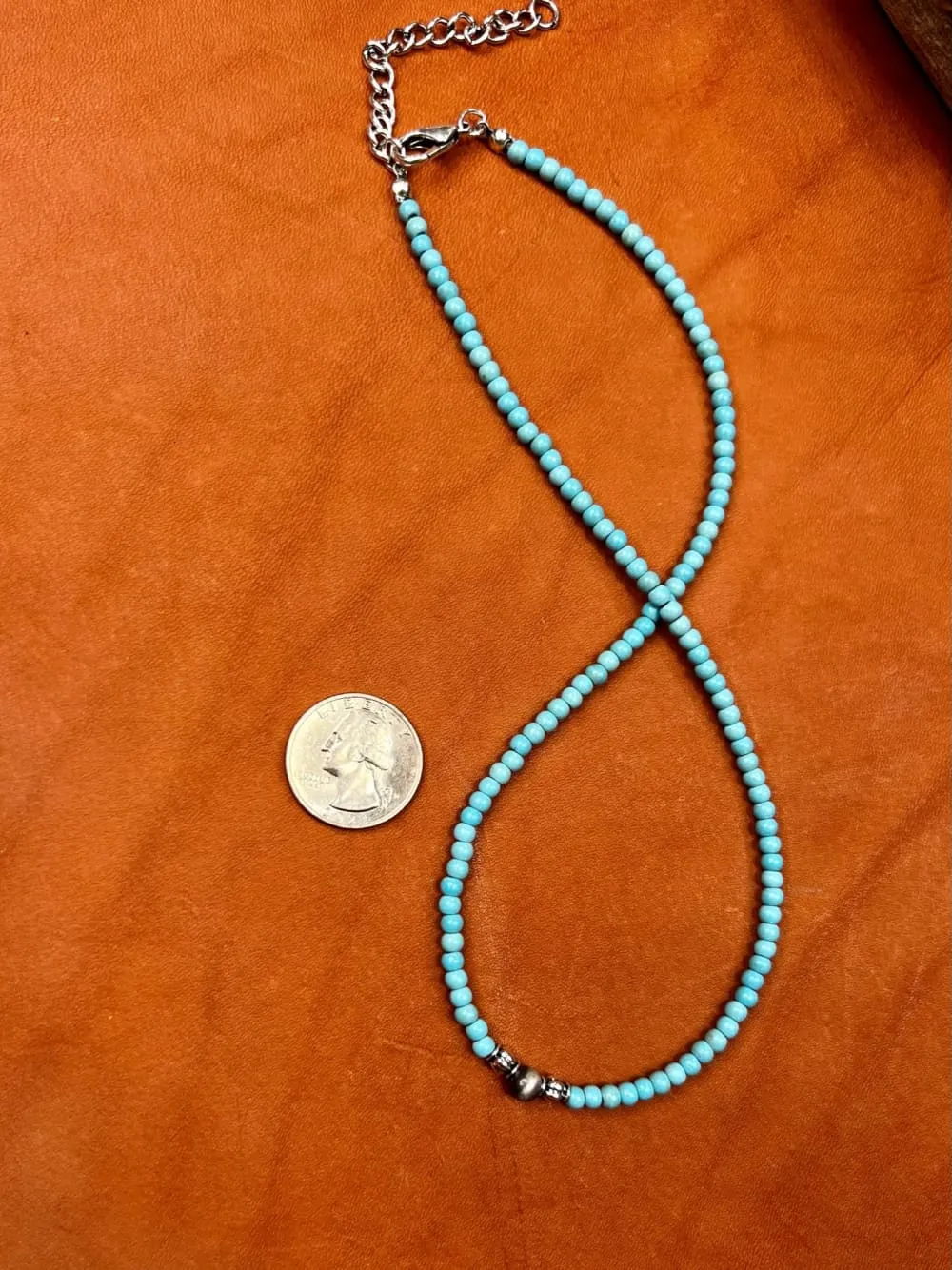 Crockett Turquoise Beaded Short Necklace