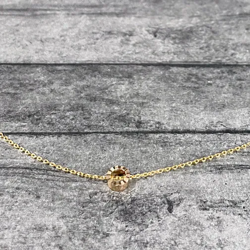 Dainty Open Circle Necklace (ROSE GOLD, GOLD OR SILVER)