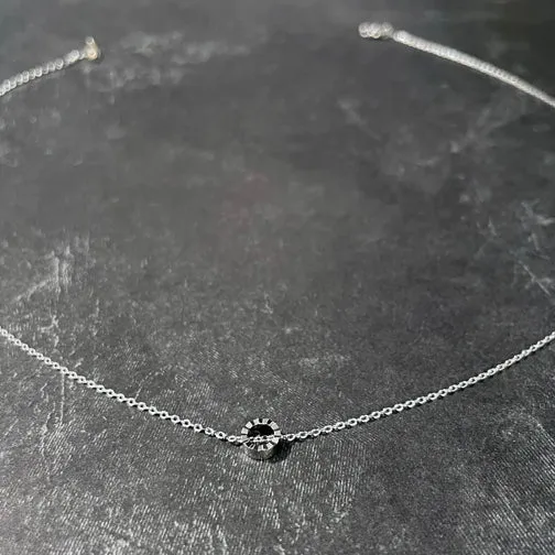Dainty Open Circle Necklace (ROSE GOLD, GOLD OR SILVER)