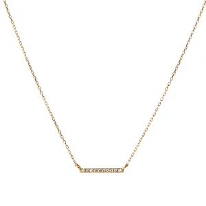 Diamond Bar Necklace