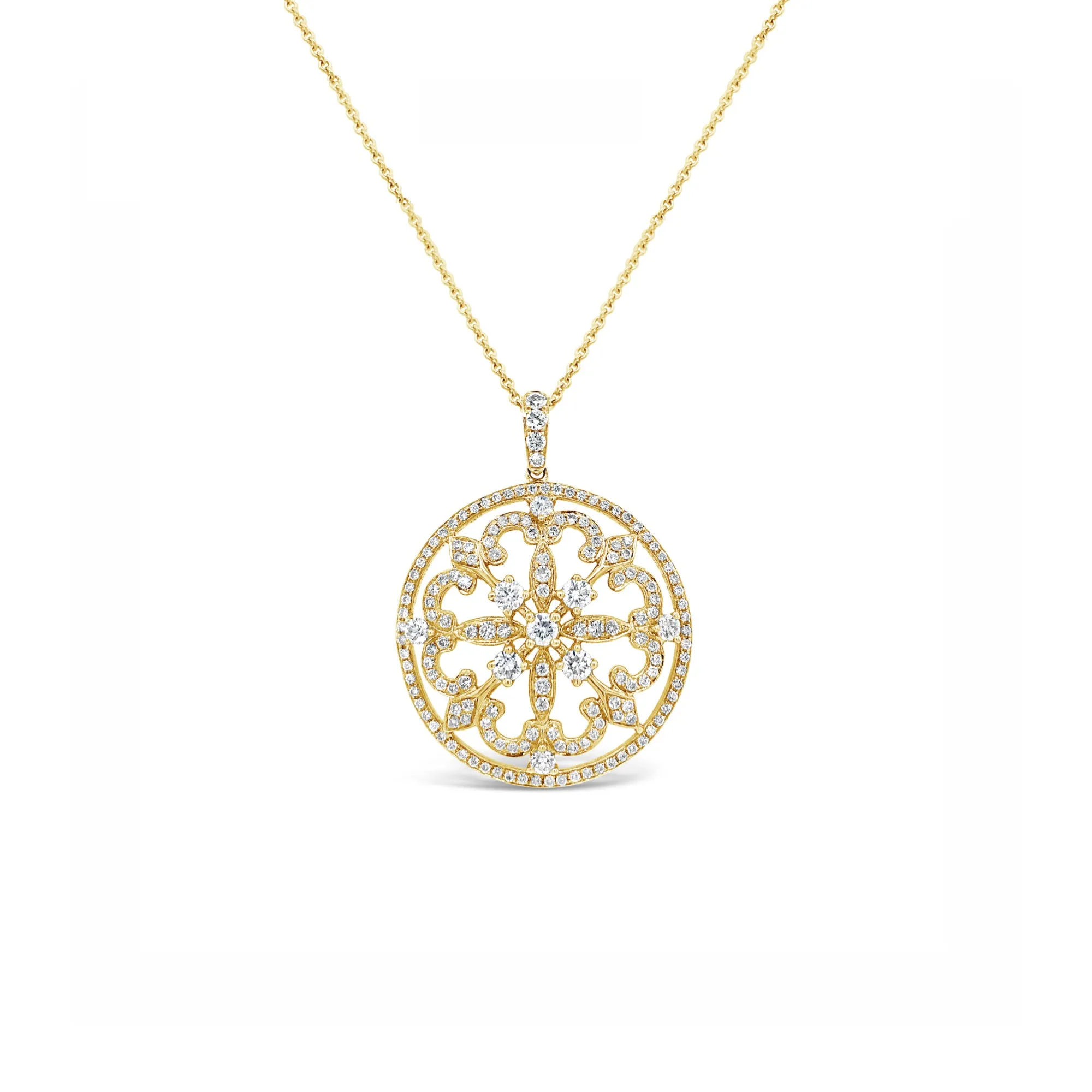 Diamond Pave Classic Amulet Pendant