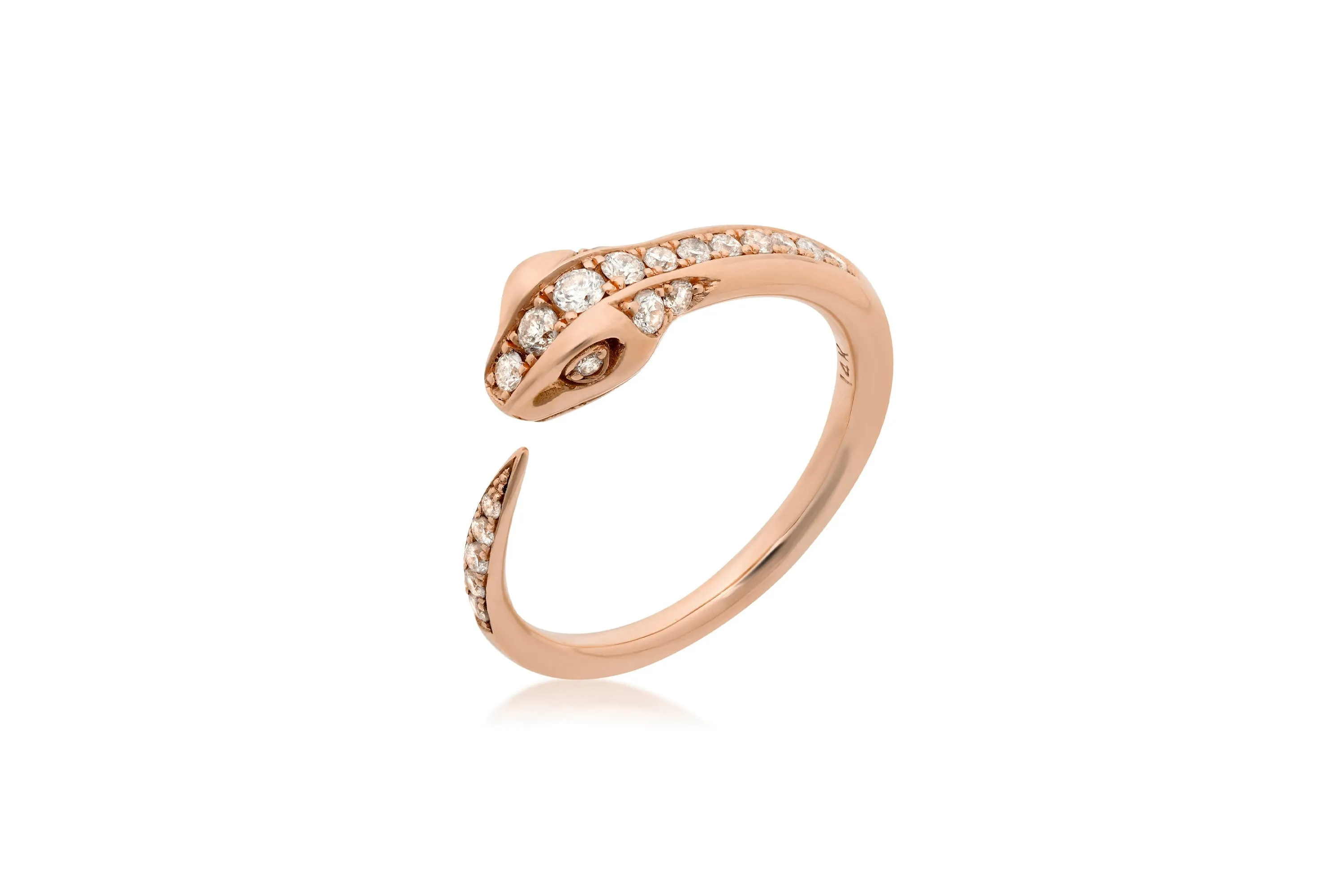 Diamond Snake Ring