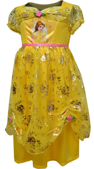 Disney Beauty and the Beast Belle Ball Gown Toddler Nightgown