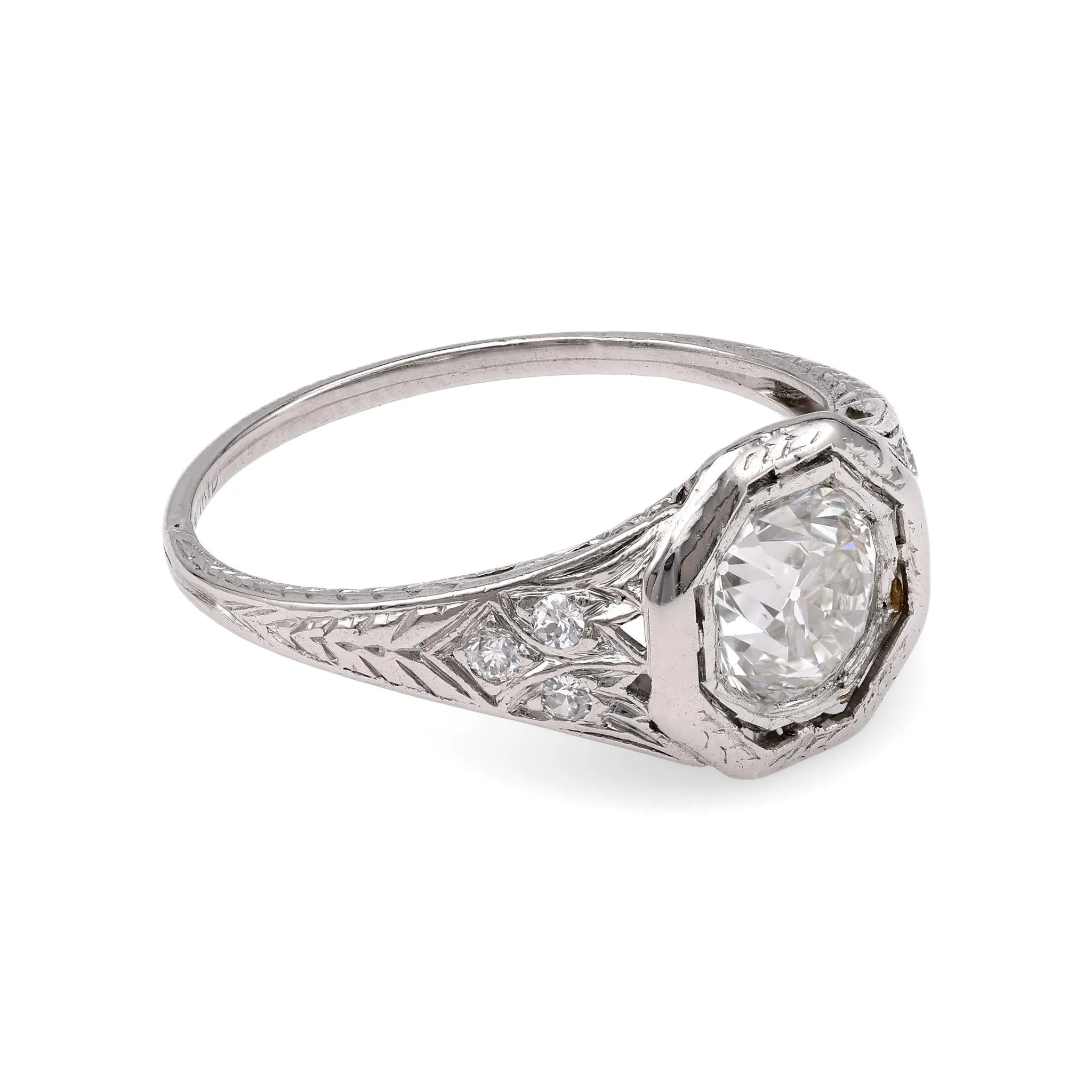 Edwardian Platinum Diamond Ring