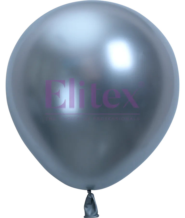 Elitex 18" Superglow Silver Latex Balloon 10ct