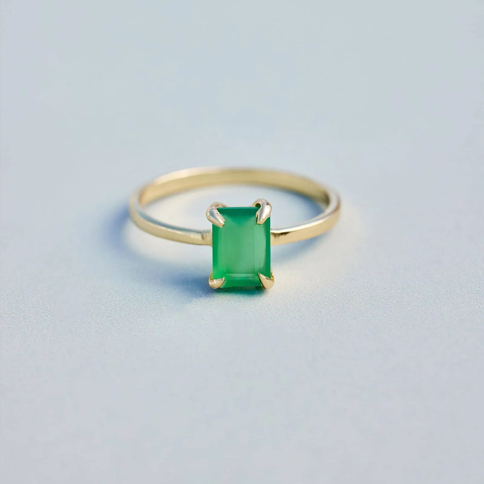 Emerald Statement Ring