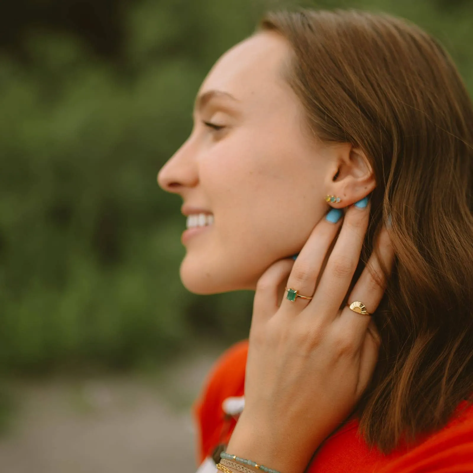 Emerald Statement Ring