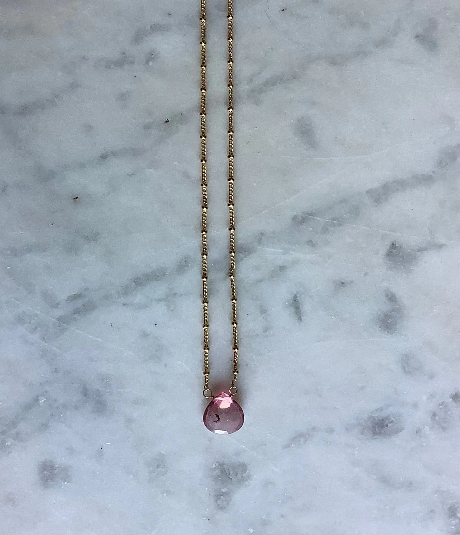 Gumdrop Gemstone Necklace