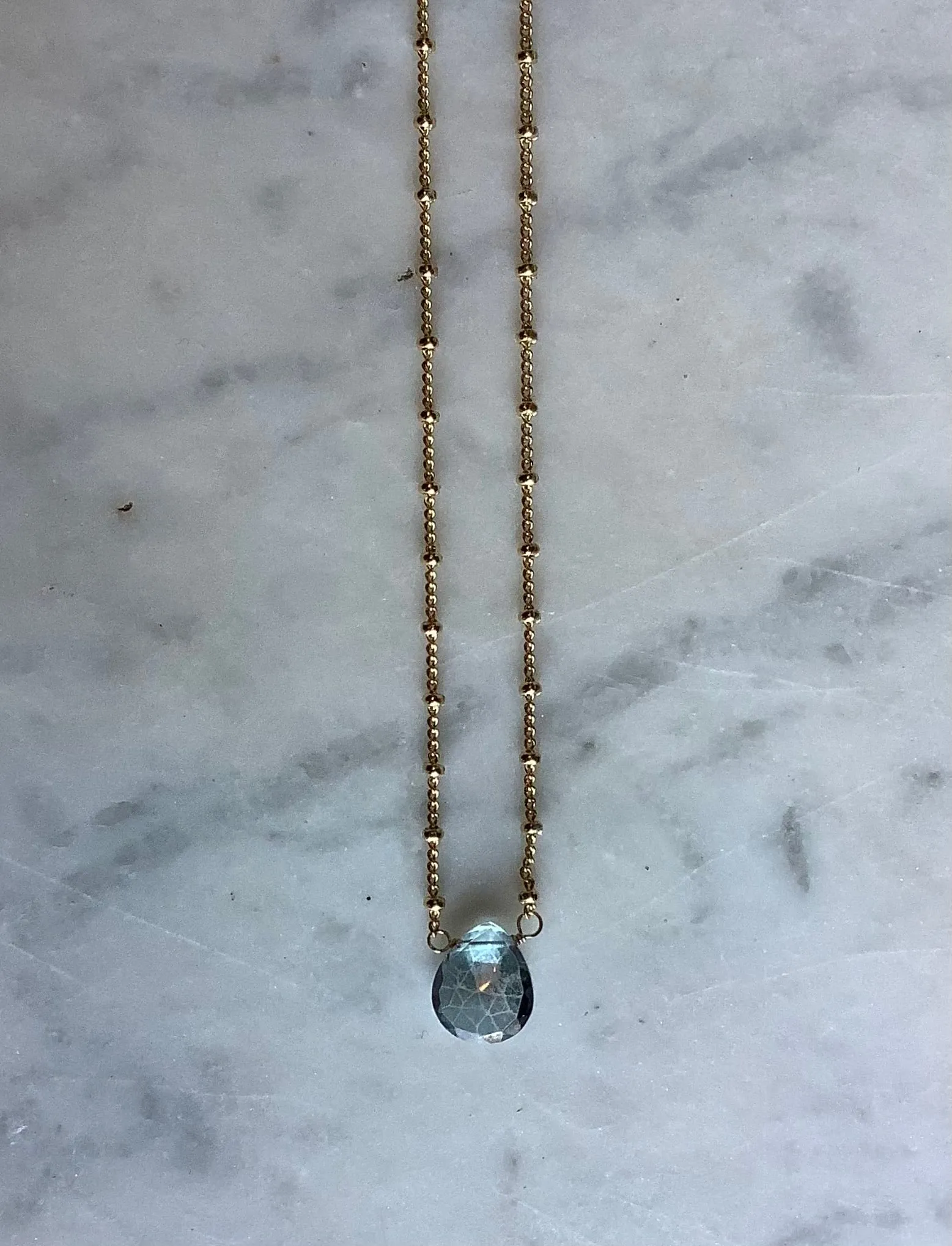 Gumdrop Gemstone Necklace