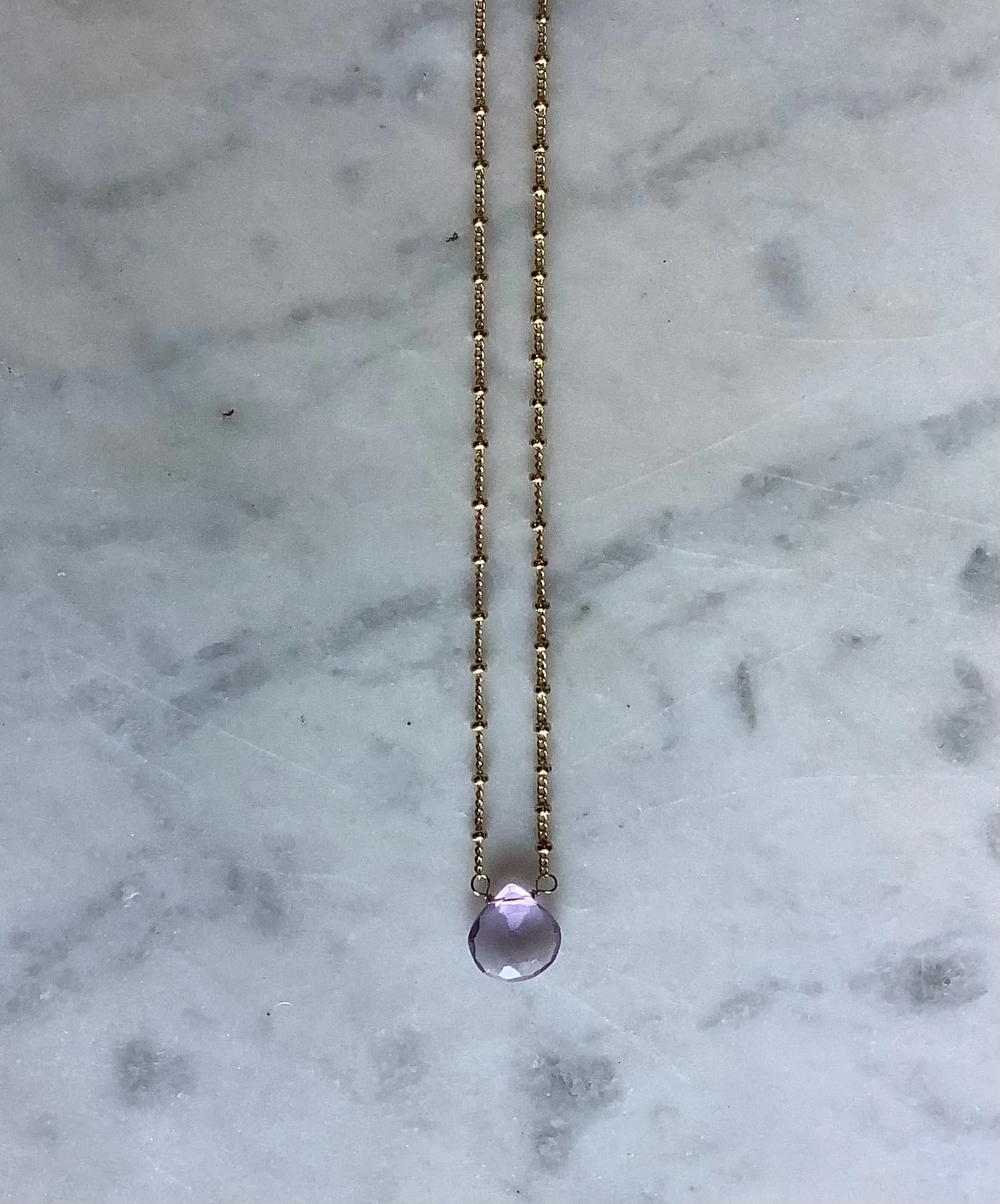 Gumdrop Gemstone Necklace