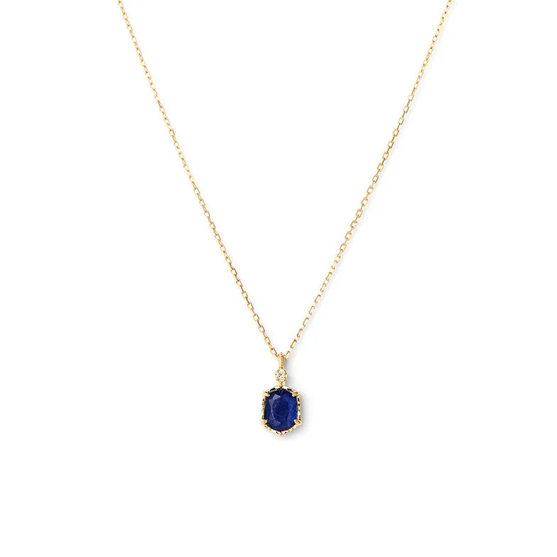 Lanbao Moonstone Colorful Akato Necklace