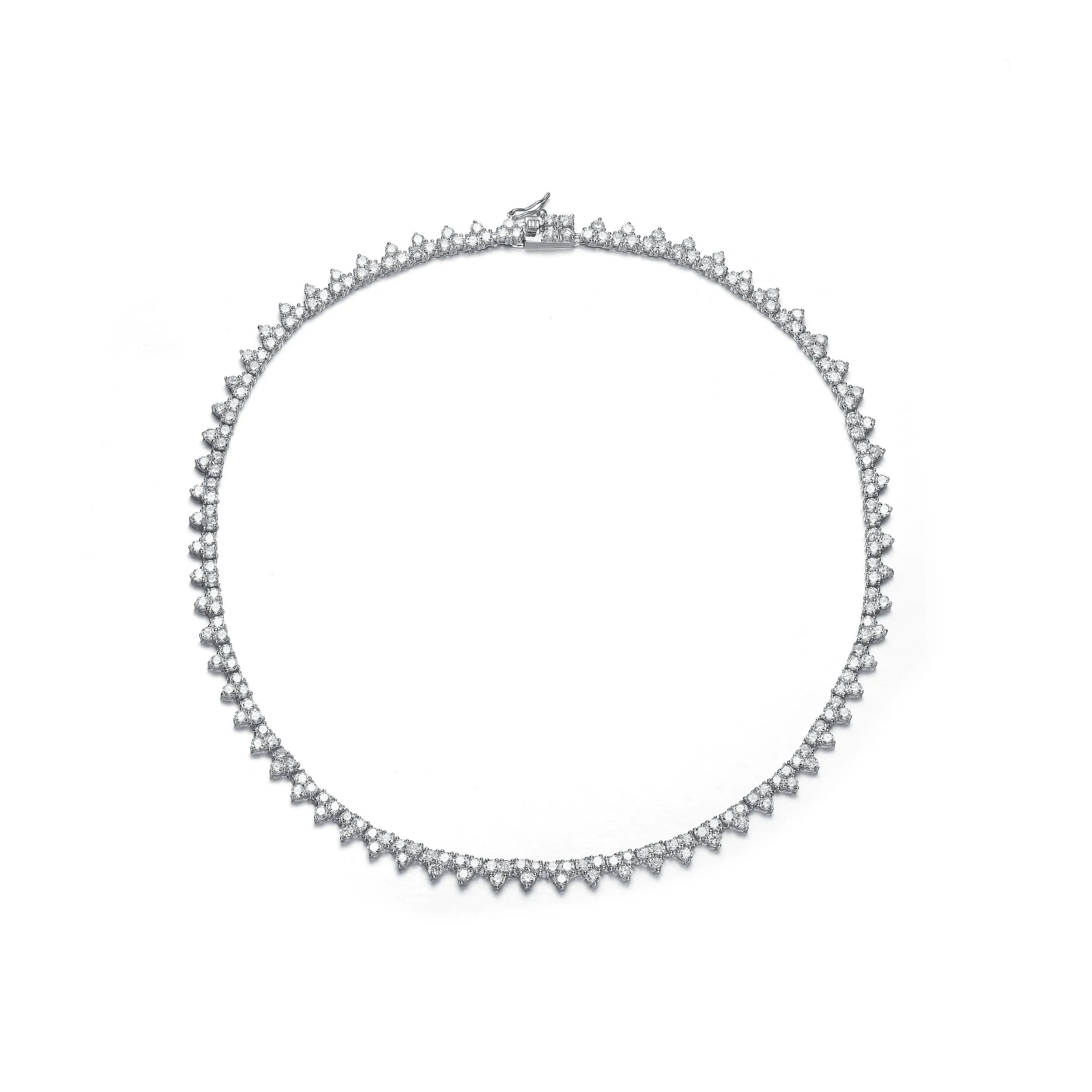 Lierre Triple Zirconia Necklace