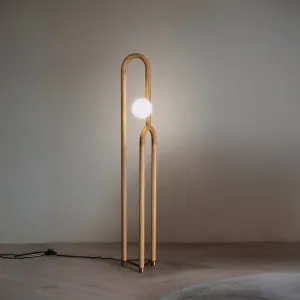 MANIE Wood Floor Lamp Modern