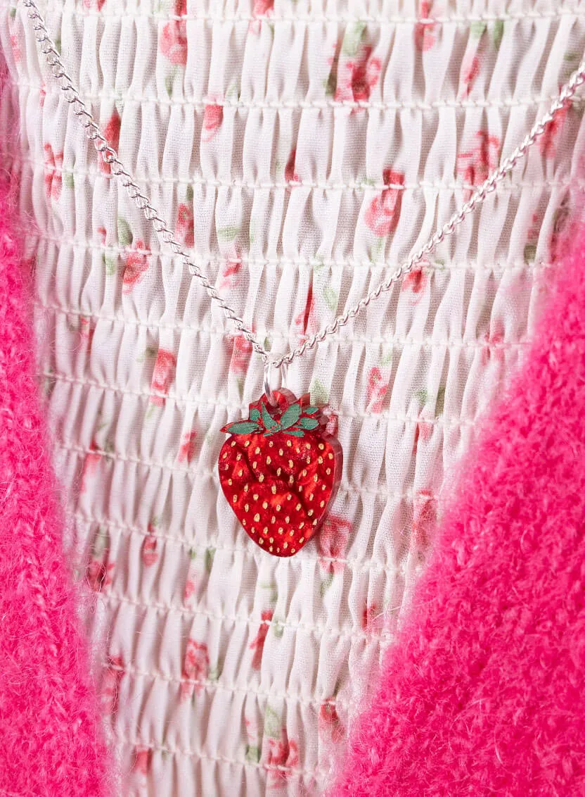 Mini Strawberry Pendant