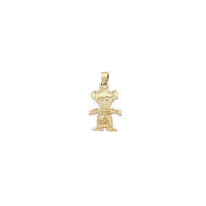 "It's a Girl" Little Girl Pendant (14K)