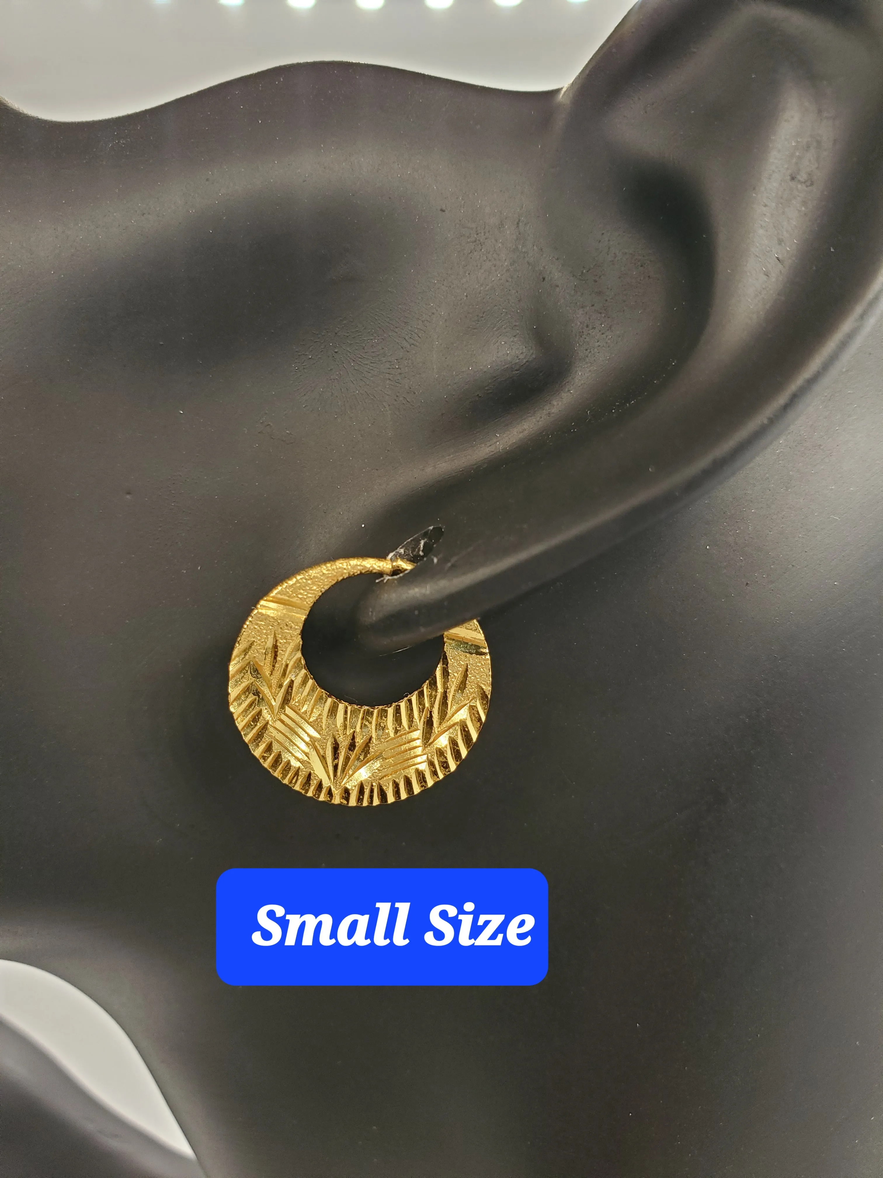 Real Silver 24k Gold Filled fashionable Nattiyan Earrings