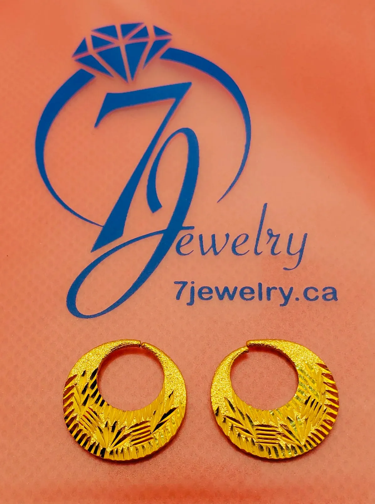 Real Silver 24k Gold Filled fashionable Nattiyan Earrings