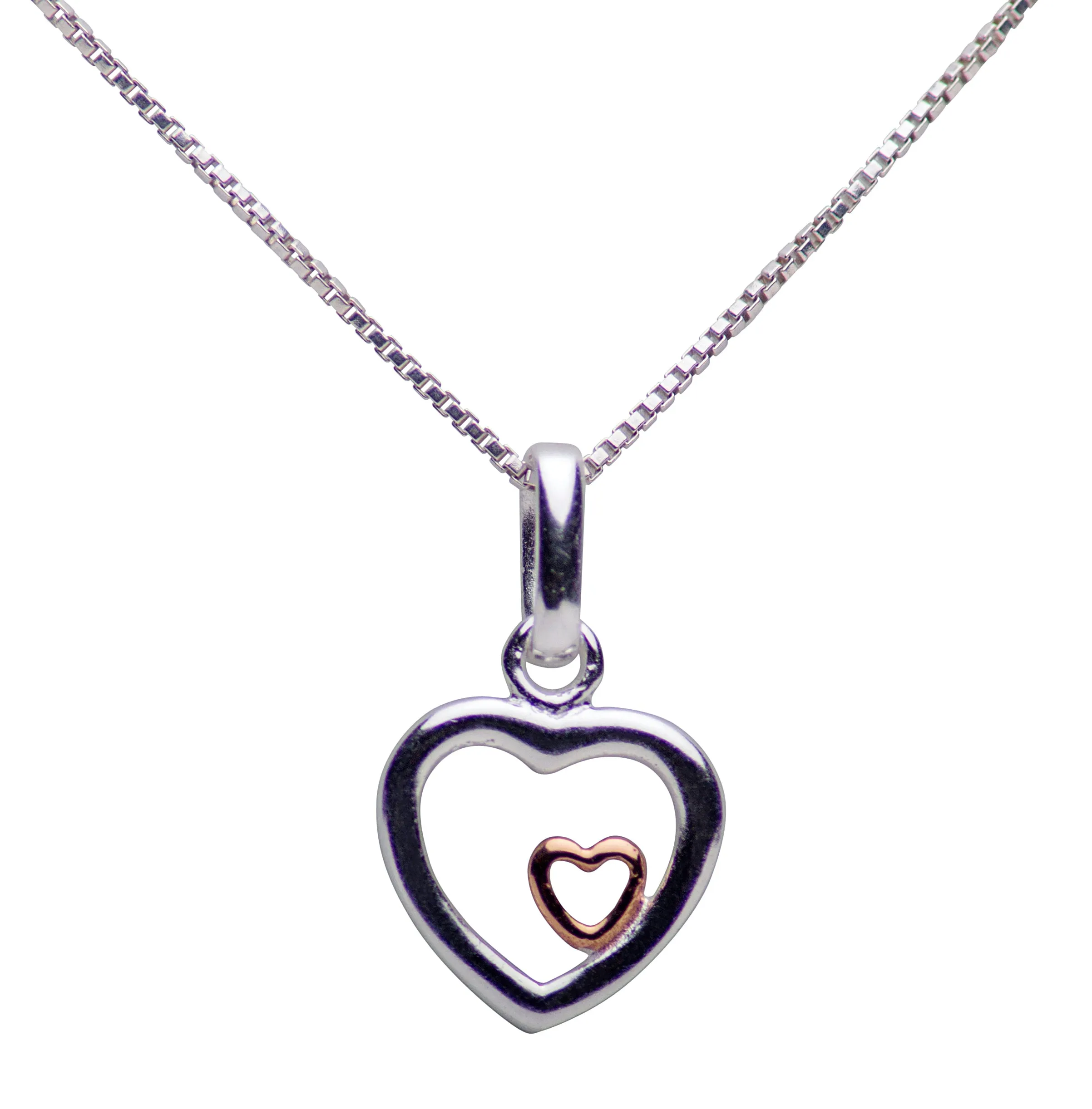 Rose Gold Heart Necklace