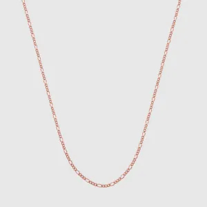 Round Figaro (Rose Gold) 2mm