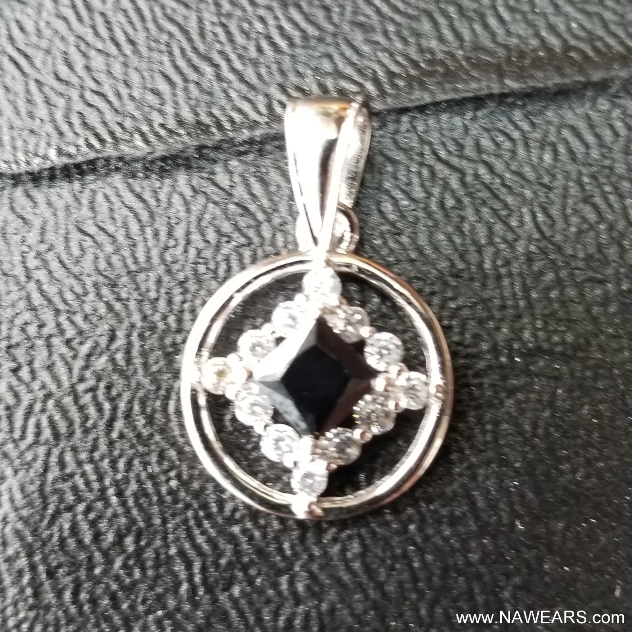 ssj019- CZ & Gem Symbol Pendant