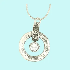 Sterling Silver necklace / Israeli silver jewelry / romantic silver necklace