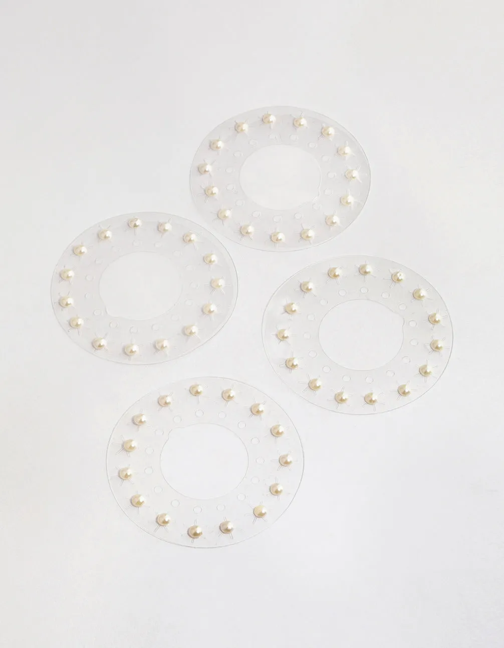 White Pearl Hair Gems